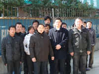 合肥市总工会叶主席与我校部分师生合影