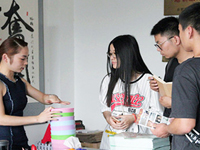 2015年9月6日安徽大学学生来合肥...
