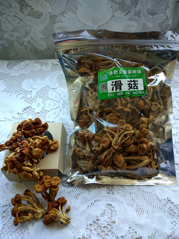 合肥立新食用菌培训基地——滑菇干品