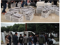 合肥市庐阳区食用菌协会学员实习食用菌生产出锅冷却