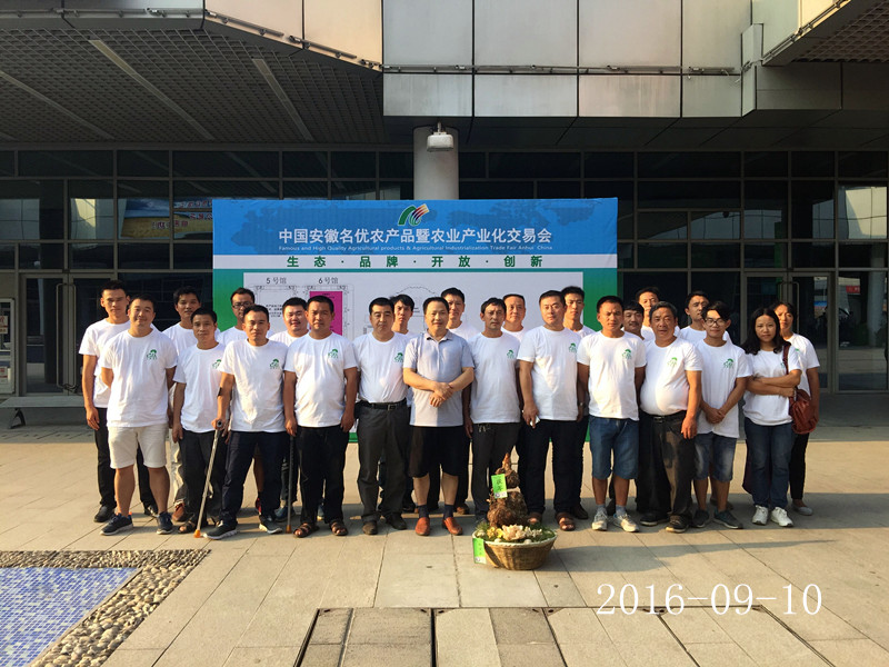 2016年9月10日合肥立新菌种场培训学校学员参加合肥农交会