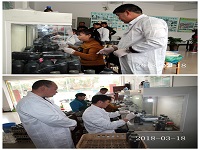 合肥立新食用菌培训学校学员实习食用菌一级菌种转接二级菌种制作