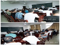 合肥立新食用菌培训基地学员在教室学习理论知识